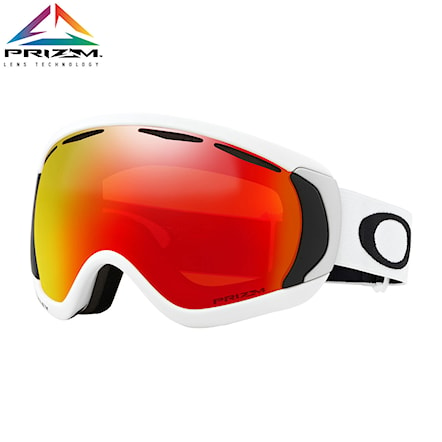 Snowboard Goggles Oakley Canopy matte white | prizm torch iridium 2018 - 1