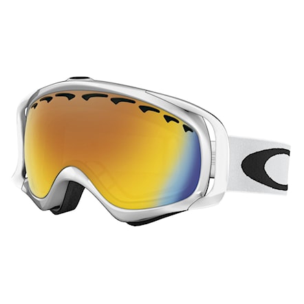 Snowboardové okuliare Oakley Crowbar matte white | fire iridium 2017 - 1