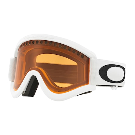 Snowboard Goggles Oakley E-Frame matte white | persimmon 2018 - 1