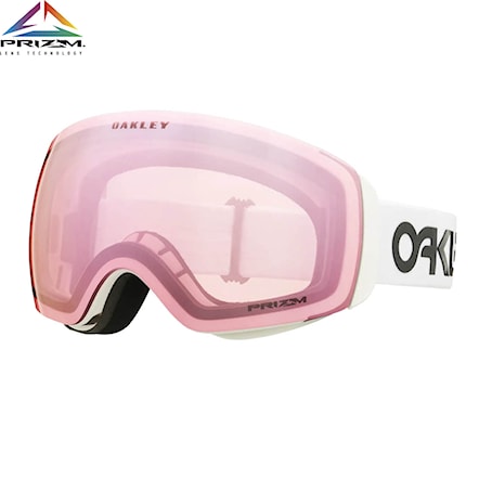 Snowboard Goggles Oakley Flight Deck M factory pilot white | prizm snow hi pink 2022 - 1