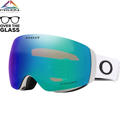 Snowboardové okuliare Oakley Flight Deck M matte white | prizm argon iridium 2025 - 1