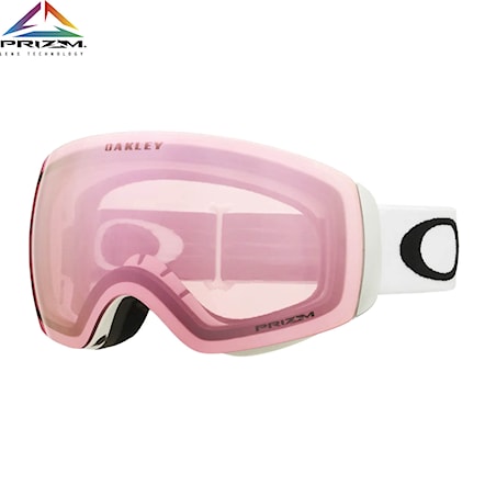 Snowboardové okuliare Oakley Flight Deck M matte white | prizm snow hi pink 2022 - 1