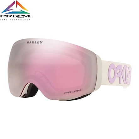 Snowboard Goggles Oakley Flight Deck XM factory pilot grey lavender | prizm snow hi pink 2021 - 1
