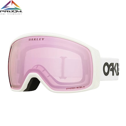 Snowboardové okuliare Oakley Flight Tracker M factory pilot white | prizm hi pink 2022 - 1