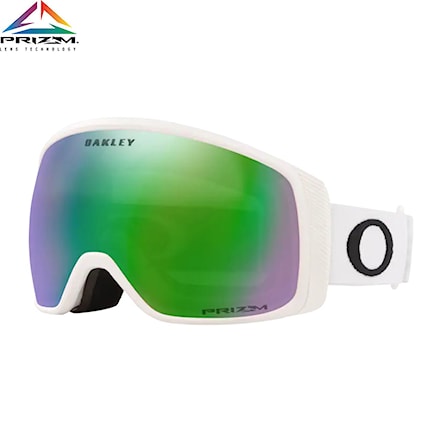 Snowboard Goggles Oakley Flight Tracker M matte white | prizm snow jade irid 2024 - 1