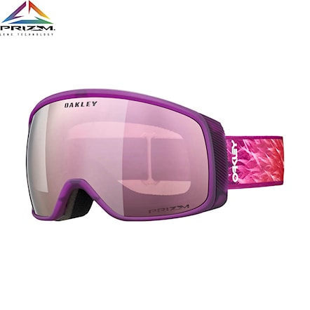 Snowboard Goggles Oakley Flight Tracker M ultra purple blaze | prizm rose gold 2024 - 1