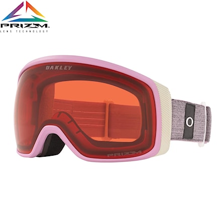 Snowboard Goggles Oakley Flight Tracker Xm heathered lavender grey | prizm snow rose 2021 - 1