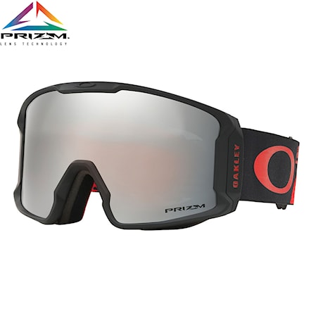 Snowboard Goggles Oakley Line Miner Harlaut Shredbot red black 2019 - 1