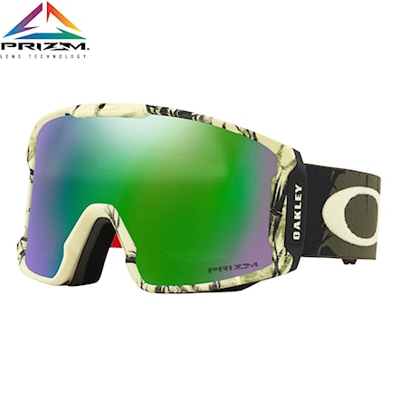 Snowboard Goggles Oakley Line Miner kazu rokka army green | prizm snow jade iridium 2019 - 1