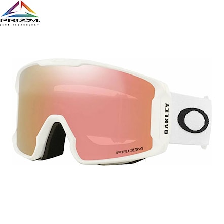 Snowboardové brýle Oakley Line Miner L matte white | prizm rose gold 2024 - 1