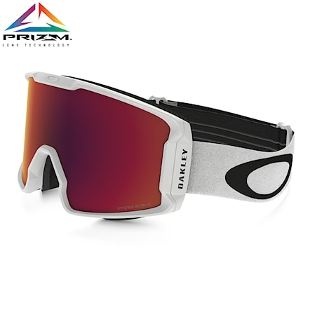 Snowboardové brýle Oakley Line Miner matte white | prizm torch iridium 2018 - 1