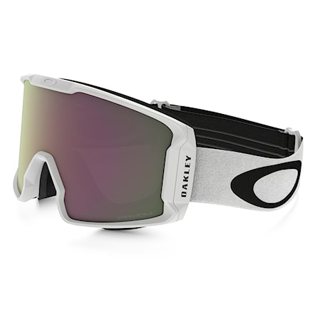 Snowboard Goggles Oakley Line Miner matte white | prizm hi pink iridium 2017 - 1