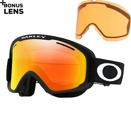 Gogle snowboardowe Oakley O Frame 2.0 Pro Xm matte black | fire iridium+persimmon 2021 - 1