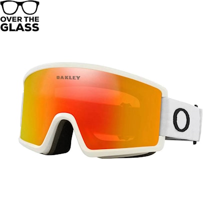 Snowboardové okuliare Oakley Target Line L matte white | fire iridium 2024 - 1
