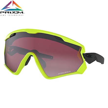 Snowboard Goggles Oakley Wind Jacket 2.0 neon retina | prizm snow black iridium 2019 - 1
