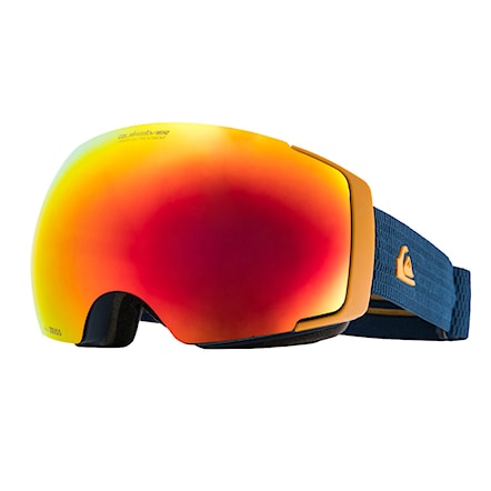 Snowboardové okuliare Quiksilver Greenwood insignia blue/clux ml red s3 2023 - 1