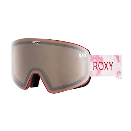 Gogle snowboardowe Roxy Feelin silver pink tie dye 2021 - 1