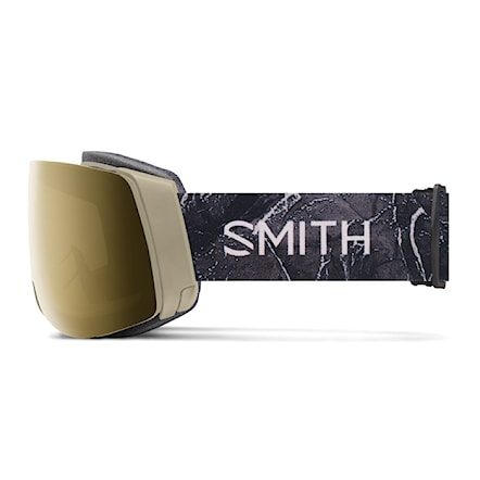 Snowboard Goggles Smith 4D Mag ac sage | cp sun black gold mirror+cp storm yellow flash 2024 - 2