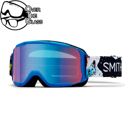 Snowboard Goggles Smith Daredevil lapis ripped comic | blue sensor 2017 - 1