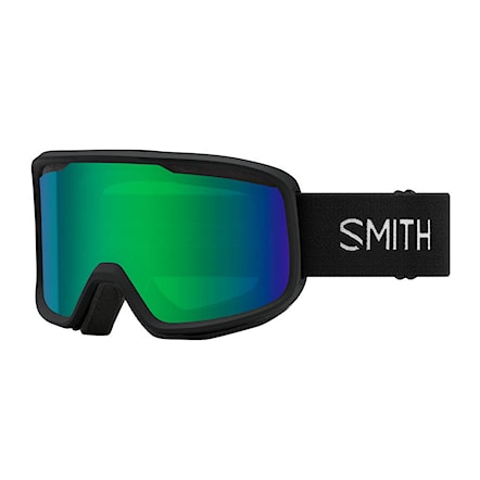Snowboard Goggles Smith Frontier black | green sol-x mirror 2024 - 1