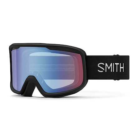 Snowboard Goggles Smith Frontier black | blue sensor mirror 2024 - 1