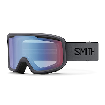 Snowboardové okuliare Smith Frontier charcoal | blue sensor mirror 2024 - 1