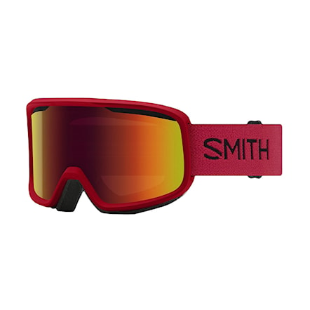 Snowboard Goggles Smith Frontier crimson | red solx mirror 2024 - 1