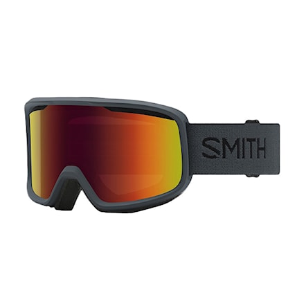 Snowboard Goggles Smith Frontier slate | red solx mirror 2024 - 1