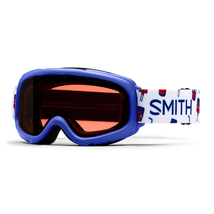 Snowboard Goggles Smith Gambler blue showtime | rc36  rosec 2020 - 1