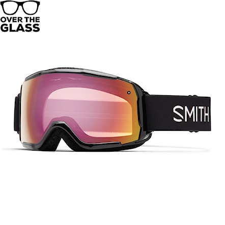Snowboardové brýle Smith Grom black | red sensor 2024 - 1
