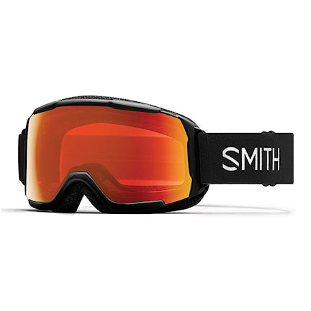 Gogle snowboardowe Smith Grom black | chromapop everyday red mirror 2024 - 1