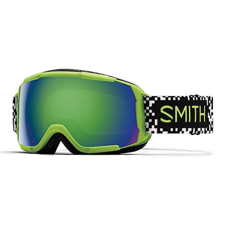 Snowboard Goggles Smith Grom flash game over | green sol-x mirror 2019 - 1