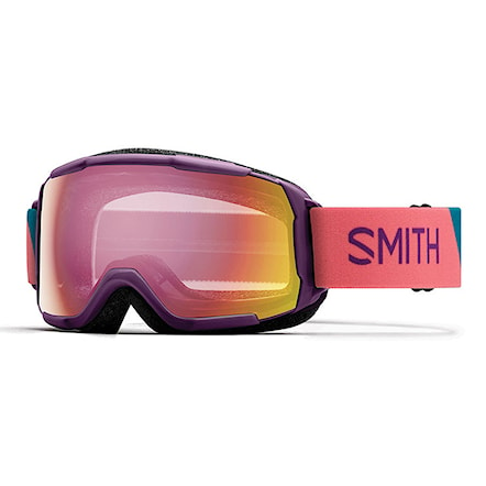 Snowboard Goggles Smith Grom monarch warp | red sensor mirror 2019 - 1