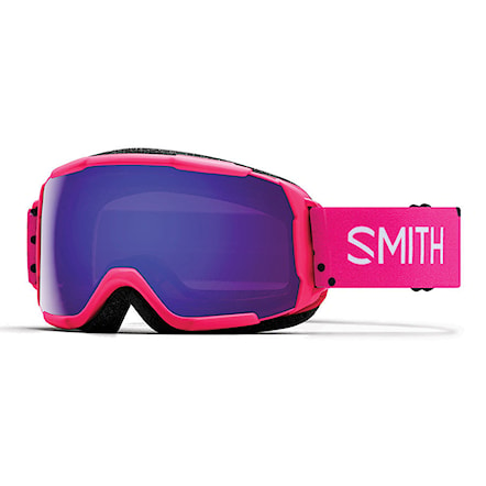 Snowboard Goggles Smith Grom pink monaco | chromapop everyday violet mirror 2018 - 1