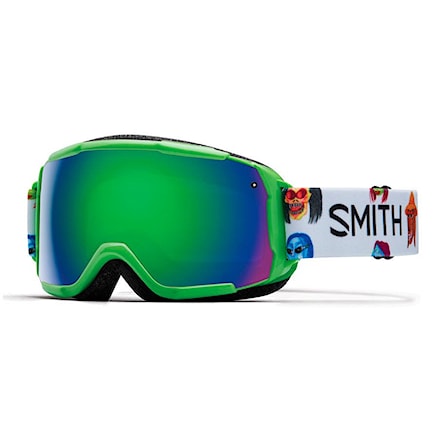 Snowboard Goggles Smith Grom reactor creature | green sol-x 2017 - 1