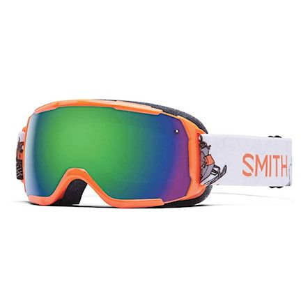 Gogle snowboardowe Smith Grom sno-motion | green sol-x 2016 - 1