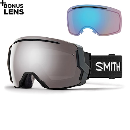 Snowboardové brýle Smith I/o 7 black | chrmpp sun platinum mir.+chrmpp storm rose flash 2018 - 1