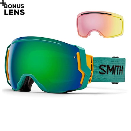 Snowboardové okuliare Smith I/o 7 ranger scout | green sol-x+red sensor mirror 2017 - 1