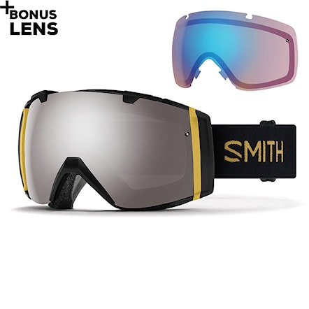 Snowboardové brýle Smith I/o black firebird | chrmpp sun platinum mir.+chrmpp storm rose flash 2018 - 1