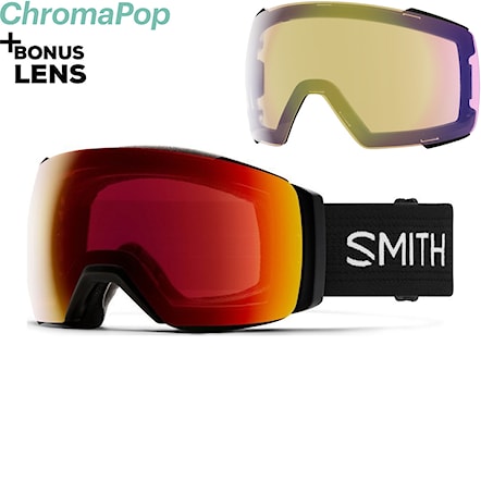 Snowboardové okuliare Smith I/O Mag black | cp sun red+cp storm rose yellow flash 2024 - 1