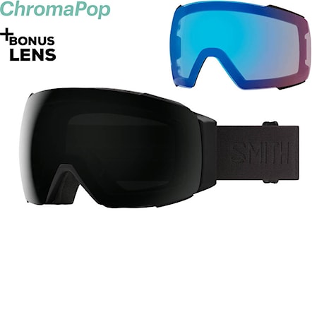 Snowboardové brýle Smith I/O Mag blackout 2021 | cp sun black+cp storm rose flash 2023 - 1
