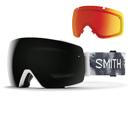Snowboard Goggles Smith I/O Mag bobby brown | chrmpp sun blk+evrd red mirror 2019 - 1