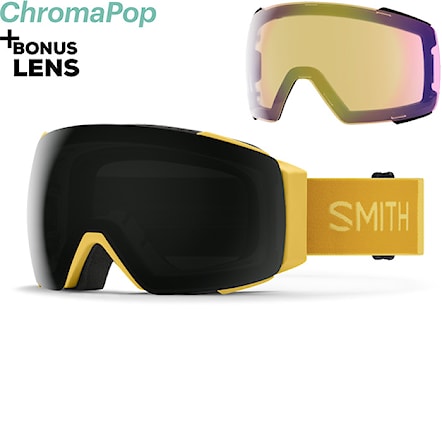 Gogle snowboardowe Smith I/O Mag citrine | cp sun black+cp storm yellow flash 2023 - 1