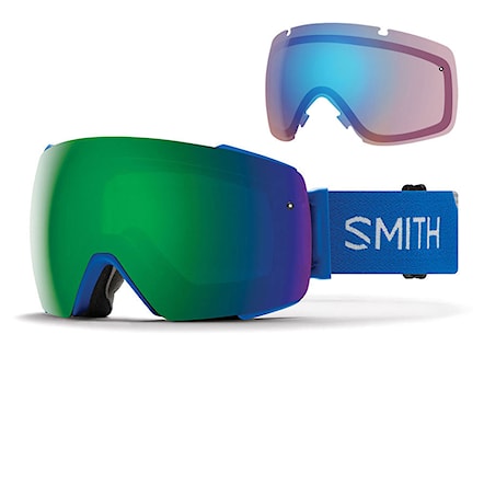 Snowboard Goggles Smith I/O Mag imperial blue | chrmpp sun gr.mi+strm rose fl. 2019 - 1