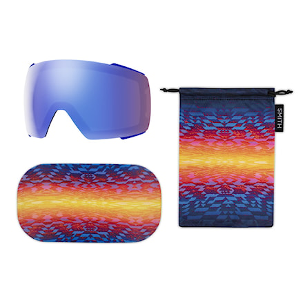 Snowboard Goggles Smith I/O Mag justin l | cp sun red mirror+cp storm blue sensor mirror 2024 - 7