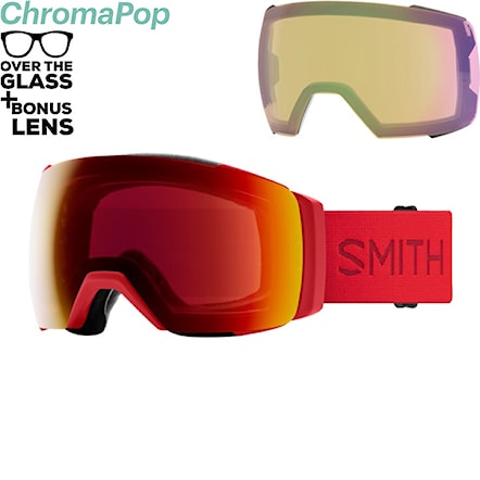 Snowboardové okuliare Smith I/O Mag XL lava | cp sun red mir+cp storm yellow flash 2024 - 1