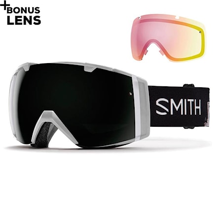 Snowboardové okuliare Smith I/o markus id | blackout+red sensor mirror 2017 - 1