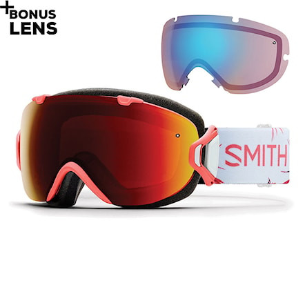 Snowboardové brýle Smith I/os sunburst zen | chrmpp sun red mir.+chrmpp storm rose flash 2018 - 1