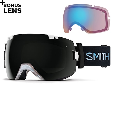 Snowboardové brýle Smith I/ox squall | chrmpp sun black+chrmpp storm rose flash 2018 - 1