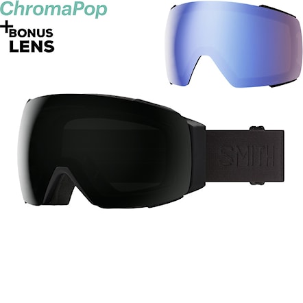 Snowboard Goggles Smith I/O Mag blackout | cp sun black+blue sensor mirror 2024 - 1